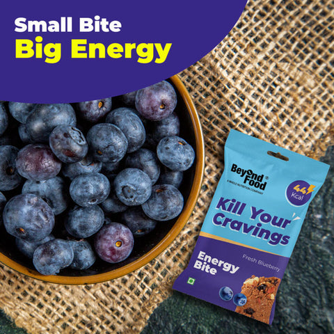 Beyond Food Energy Bites - Fresh Blueberry | Pack of 25 | 25x10g