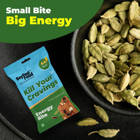 Beyond Food Energy Bites - True Cardamom | Pack of 25 | 25x10g