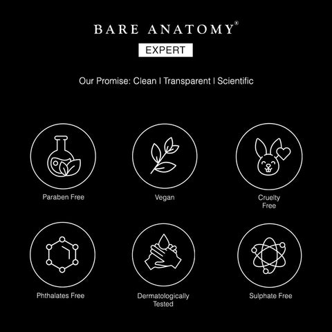 Bare Anatomy Anti Hair Fall Serum | 5X Hair Fall Control | Hair Growth Serum With Ceramides & Vitamin E | For Dry & Frizzy Hair | Paraben & Sulphate Free | For Women & Men | 50ml