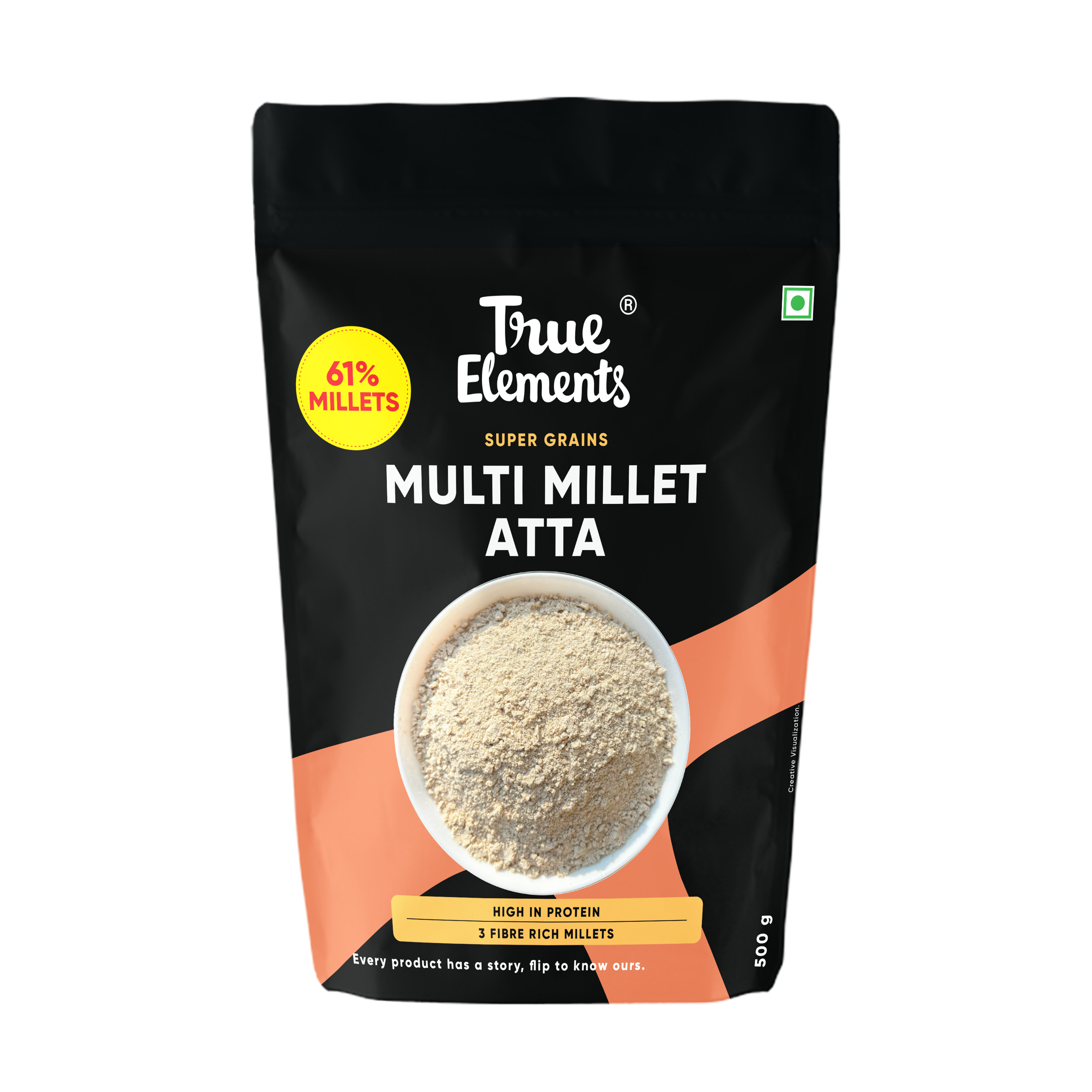 True Elements Multi Millet Atta 500gm