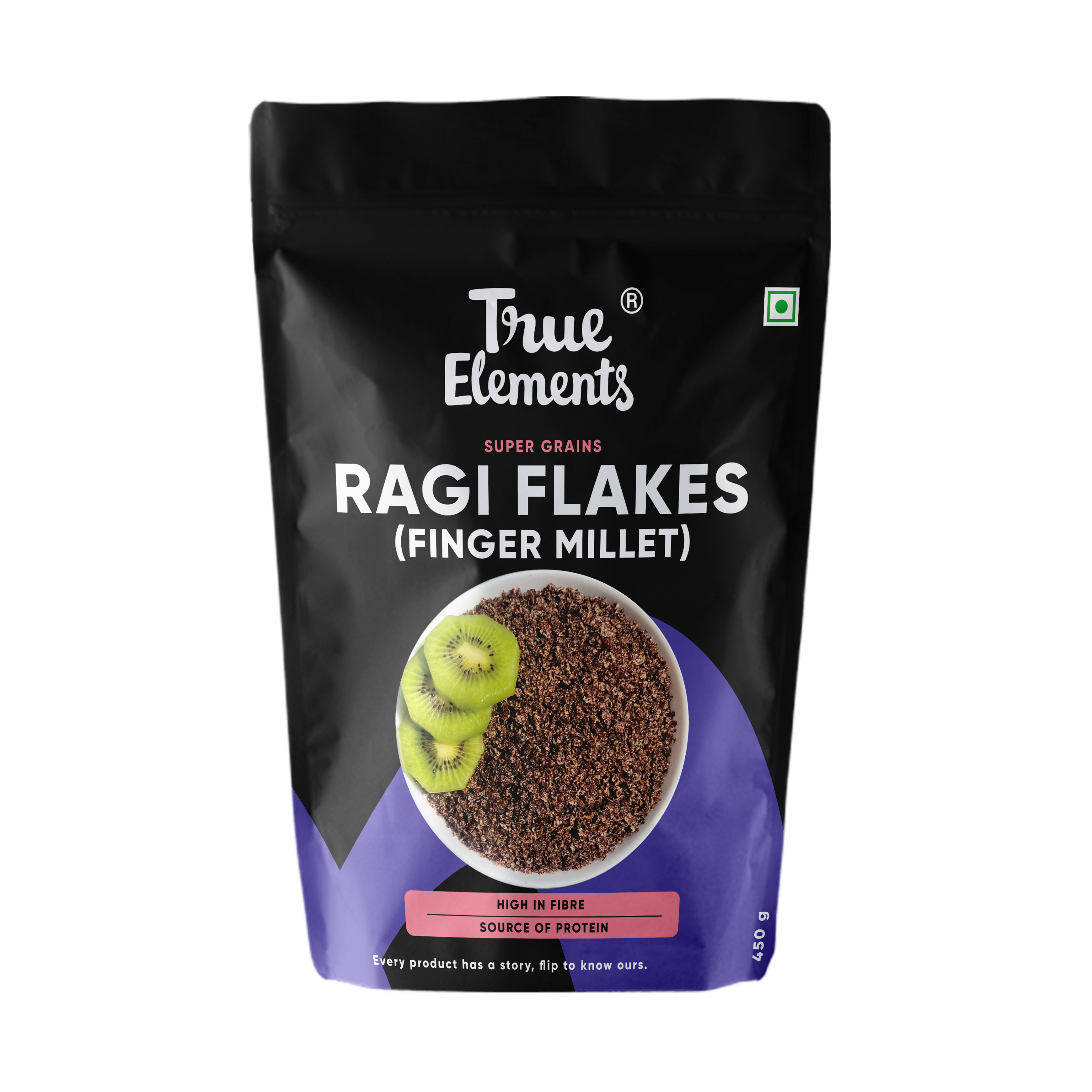 True Elements Ragi Flakes (Finger Millet) 450gm