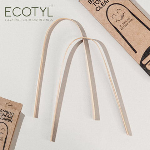 Ecotyl Bamboo Tongue Cleaner - Set of 2 (2 Pc)