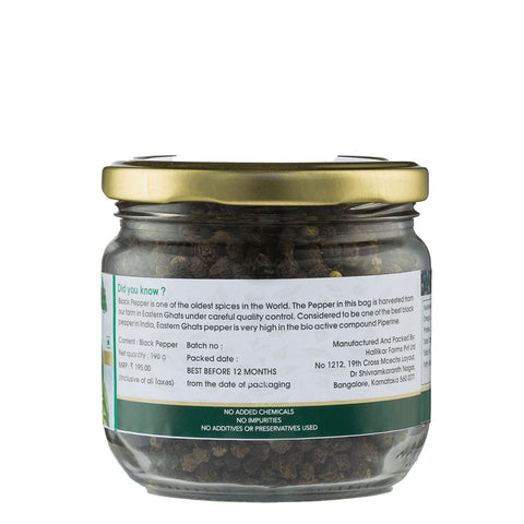 Honey and Spice Whole Black Pepper | 100g