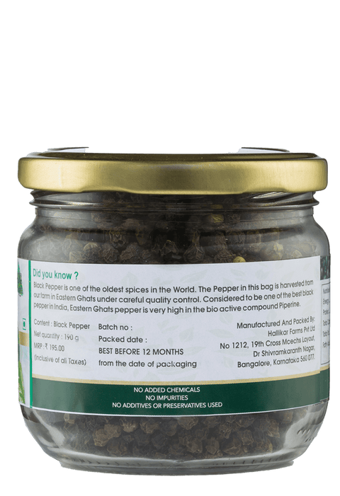 Honey and Spice Whole Black Pepper | 100g