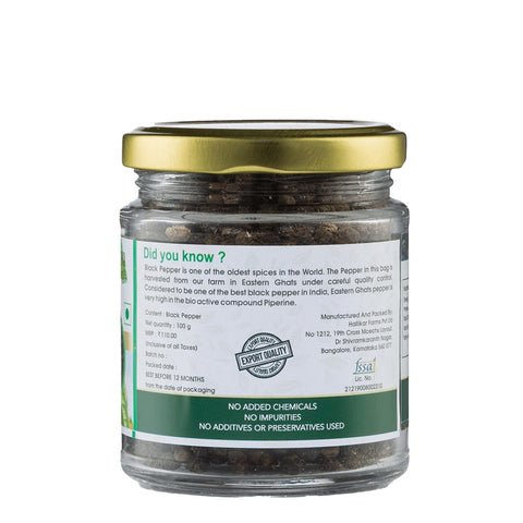 Honey and Spice Whole Black Pepper | 100g