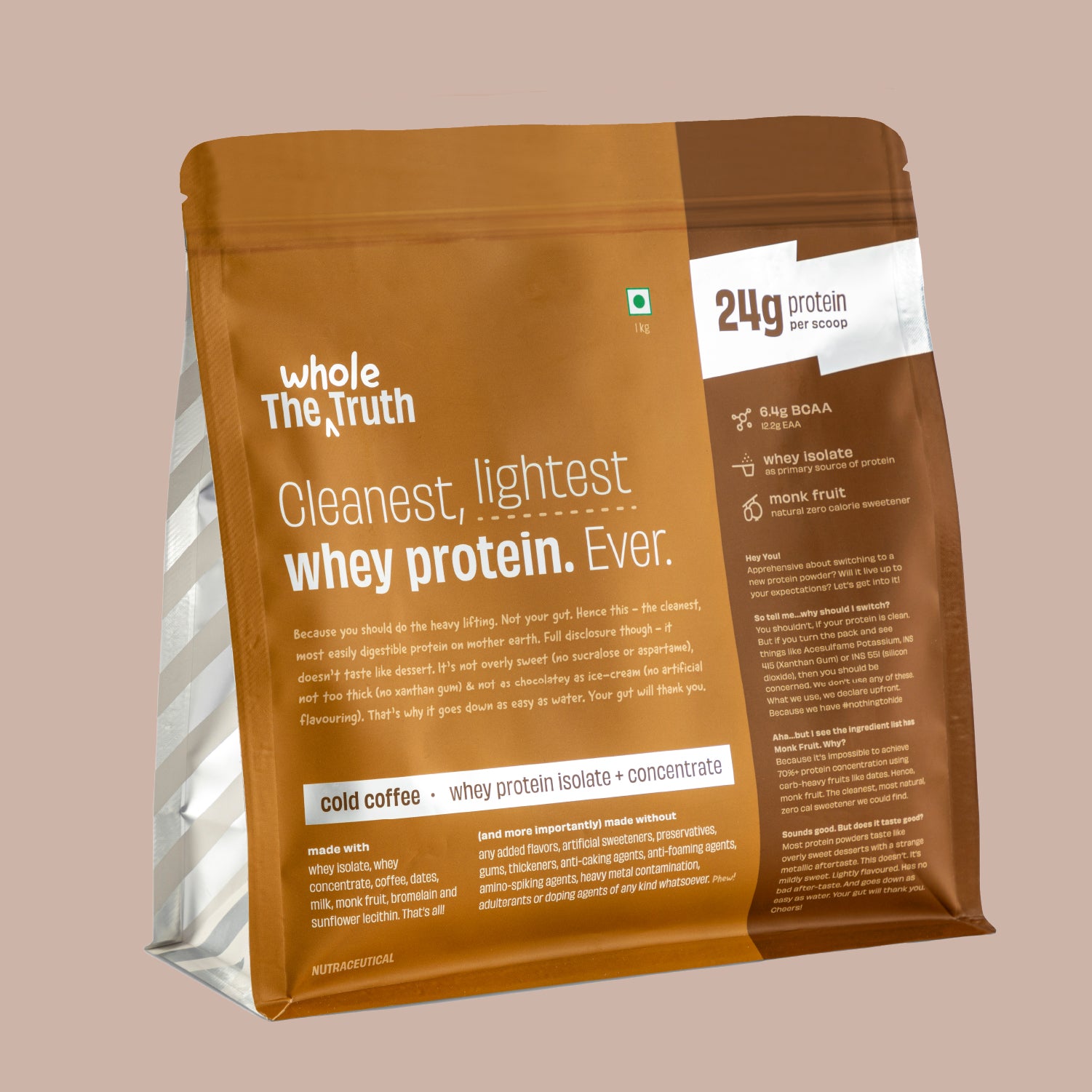 The Whole Truth - Cold Coffee - Whey Protein Isolate + Concentrate 1 kg