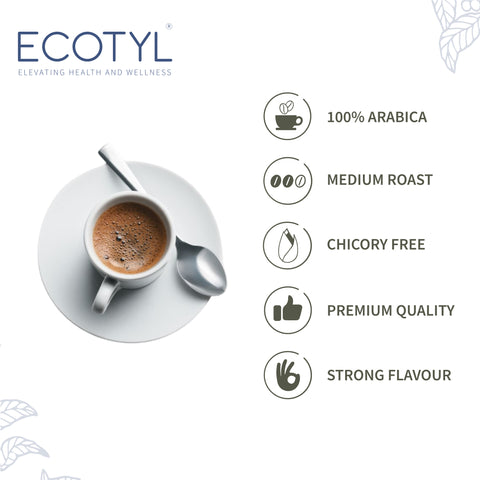 Ecotyl Coffee Powder | 100% Arabica | Medium Roast