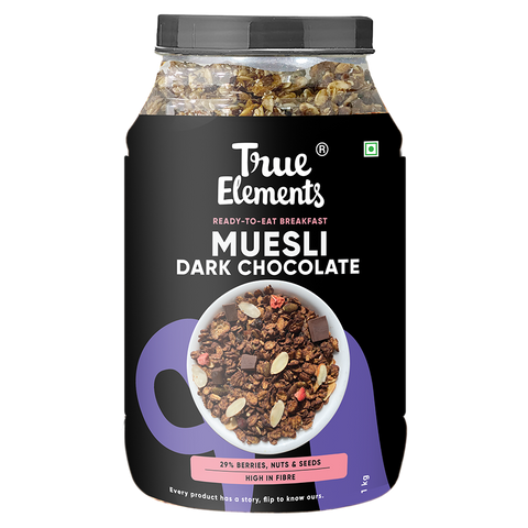 True Elements Dark Chocolate Muesli