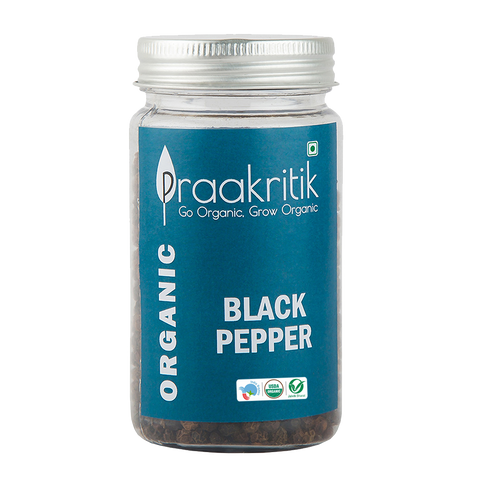 Praakritik Organic Black Pepper Whole | 100g