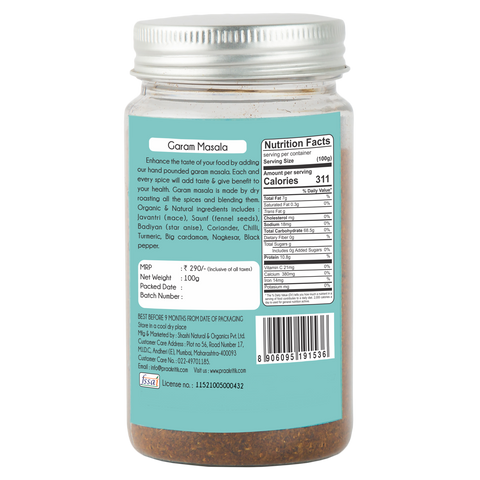 Praakritik Natural Garam Masala 100G