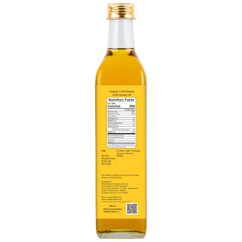 Praakritik Organic Cold Pressed Sesame Oil