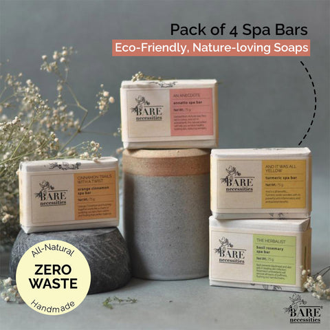 Bare Necessities Pack of 4 Natural Exfoliating Soap Bars