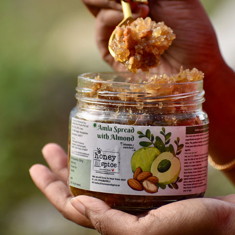 Honey and Spice Amla Spread with Almond | 350gm