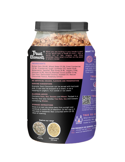 True Elements Granola Dark Chocolate