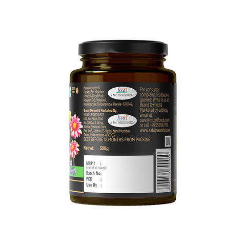 Eatopia 100% Pure Natural Honey Forest Flower Multifloral Honey | No added Sugar | No Chemicals