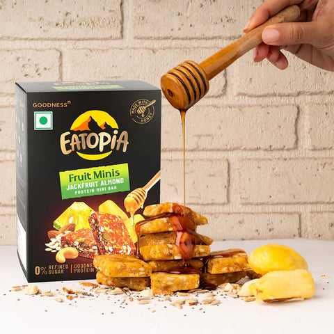 Eatopia Energy Snacks made with Nuts, Seeds, Real Fruits Mango chia +jackfruit Almonds +Dates & nuts + Nut Pops-400g