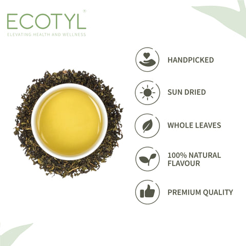 Ecotyl Green Tea Leaves | Natural | Handpicked | 180g