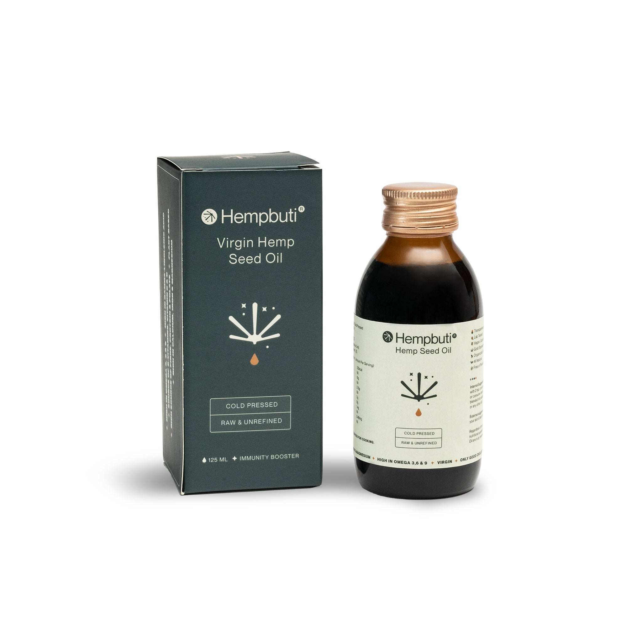 HEMPBUTI VIRGIN HEMP SEED OIL