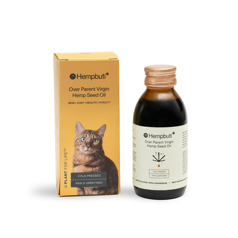 HEMPBUTI OVER PARENT VIRGIN HEMP SEED OIL 125 ML for Pets