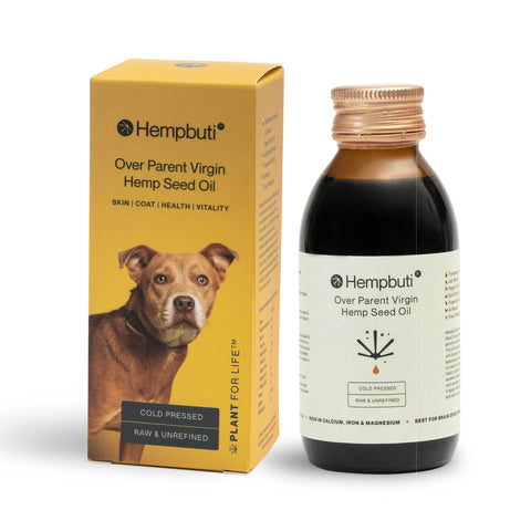 HEMPBUTI OVER PARENT VIRGIN HEMP SEED OIL 125 ML for Pets