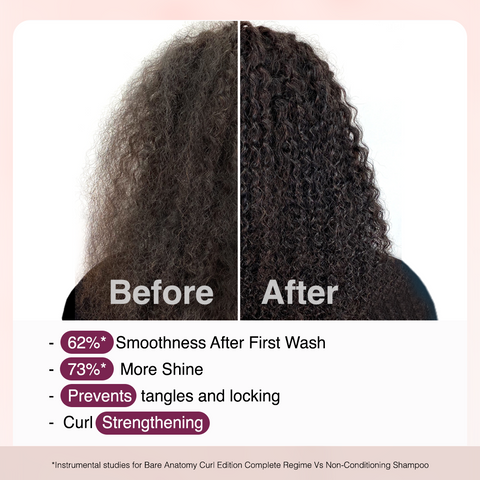 Bare Anatomy Curl Intensifying Leave In Conditioner Cream | Deeply Conditions Hair With 2X Frizz Protection & Curl Retention For 48 Hours | Powered By Coconut Oil, Hyaluronic Acid & Castor Oil | Sulphate & Paraben Free | For Women and Men | 140 ml