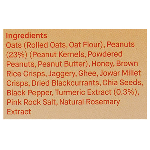 Jungly Delights Energy Bar | Peanut & Turmeric | Protect Superfood | 5NX38g