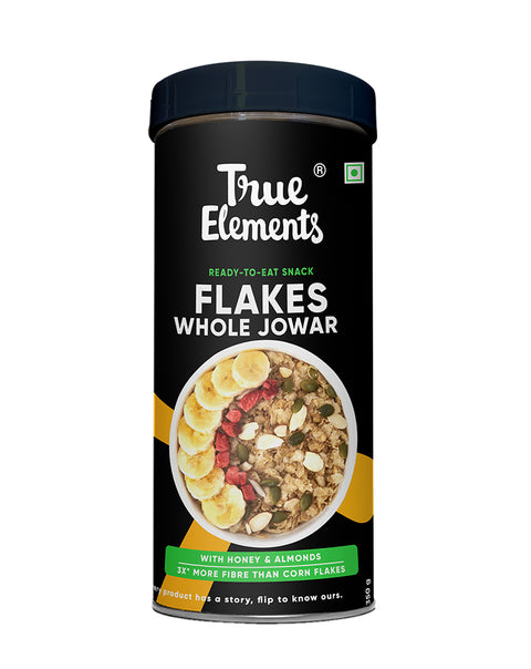 True Elements Jowar Flakes with Honey And Almonds