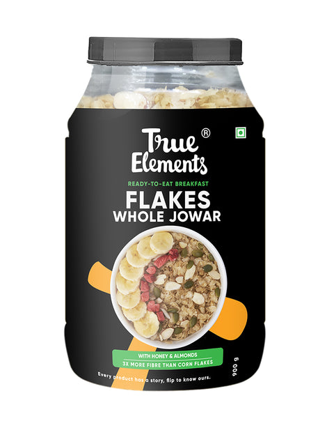 True Elements Jowar Flakes with Honey And Almonds