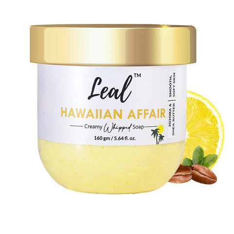 Leal Hawaiian Affair Citrus Bath Cream Whipped Soap