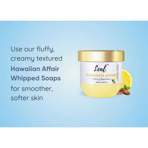 Leal Hawaiian Affair Citrus Bath Cream Whipped Soap