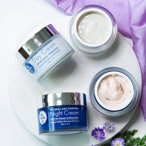 The Moms Co. Age Control Day and Night Cream Care Combo | Face Cream for Women & Men | Anti-Ageing Face Cream with Bakuchiol