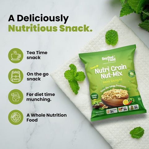 Beyond Food Nutri Mix - Mint Delight | Pack of 12 | 12x30g