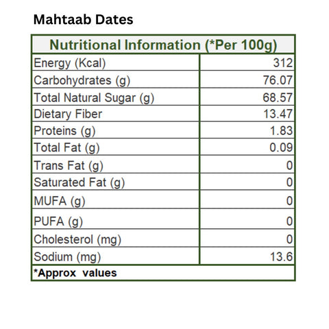 Royal Delight Mahtaab Dates 500g