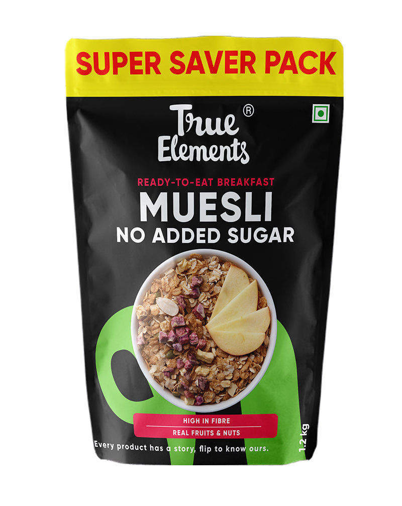 True Elements No Added Sugar Muesli