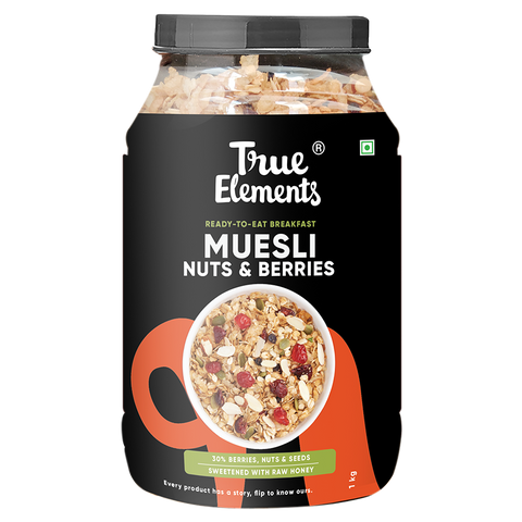 True Elements Muesli | Crunchy Nuts & Berries