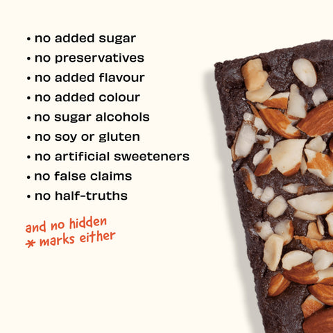 The Whole Truth Protein Bars - Orange Cocoa Pack of 6 (6 x 52g) All Natural, No Added Sugar