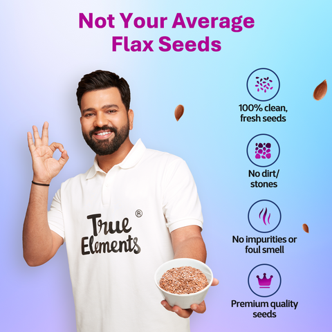 True Elements Raw Flax Seeds