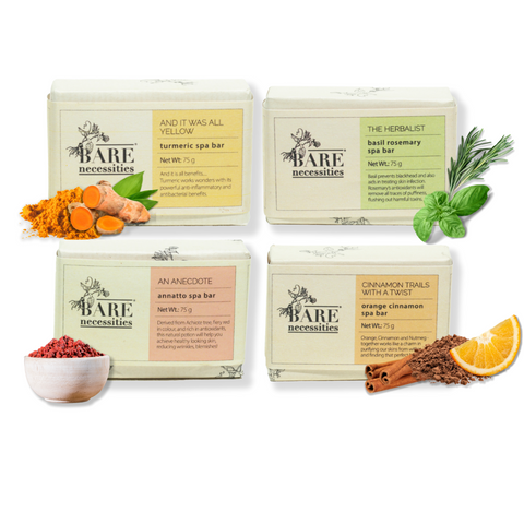 Bare Necessities Pack of 4 Natural Exfoliating Soap Bars