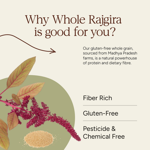 Soil Origin Rajgira Whole  (Amaranth) | 500 gm