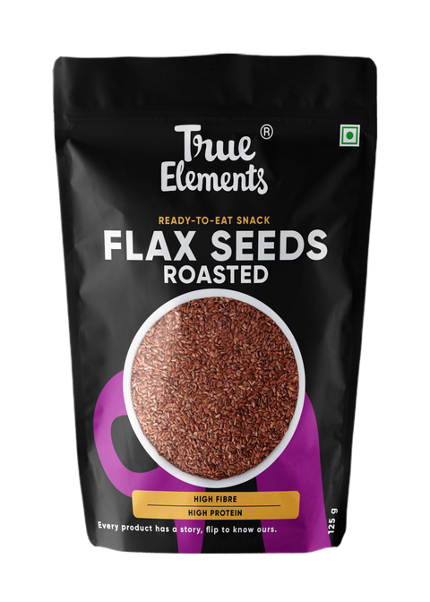 True Elements Roasted Flax Seeds