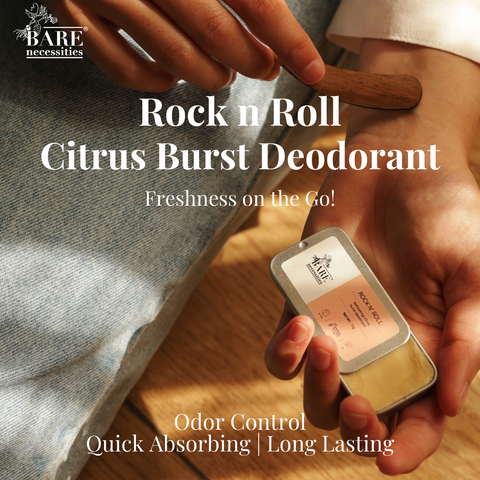 Bare Necessities Rock n Roll Citrus Burst Deodorant | Alcohol Free