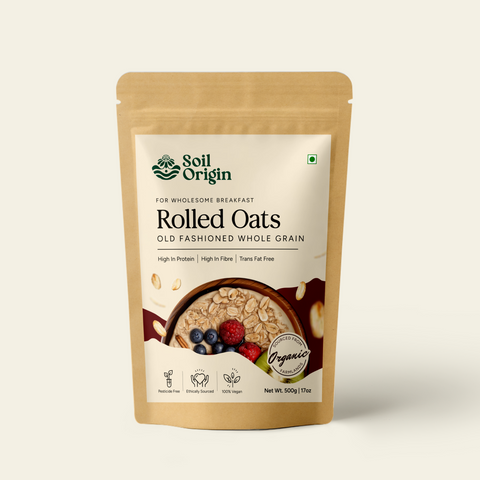 Soil Origin Rolled Oats | 500 gm