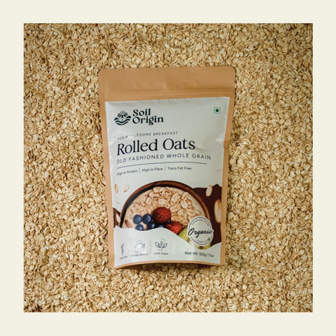 Soil Origin Rolled Oats | 500 gm