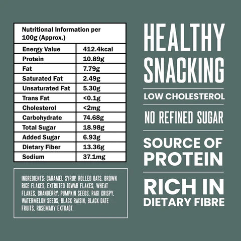 Snackible Salted Caramel Muesli - 375gm