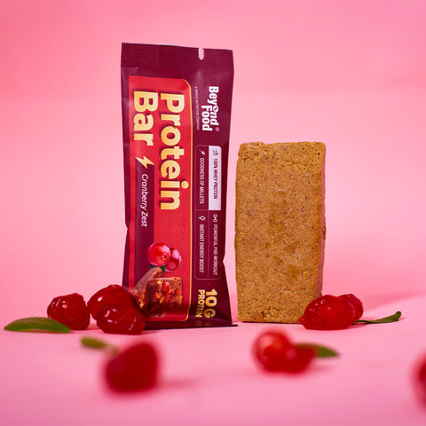 Beyond Food Protein Bar - Cranberry | Pack of 6 | 6x40g