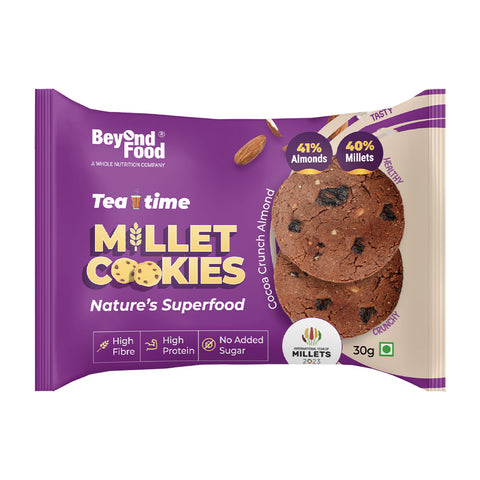 Beyond Food Millet cookies - Assorted | Pack of 12 | 12x30g