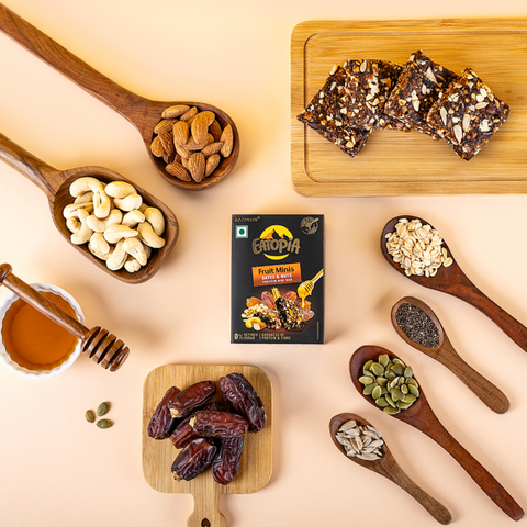 Eatopia Energy Snacks made with Nuts, Seeds, Real Fruits Mango chia +jackfruit Almonds +Dates & nuts + Nut Pops-400g