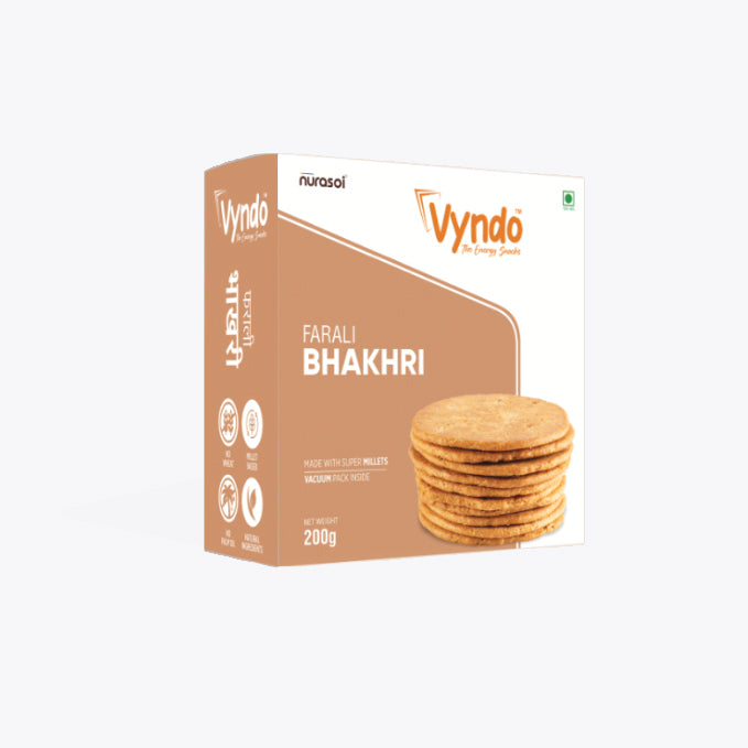 Vyndo | Farali Bhakhri | Pack of 3 | 540gm