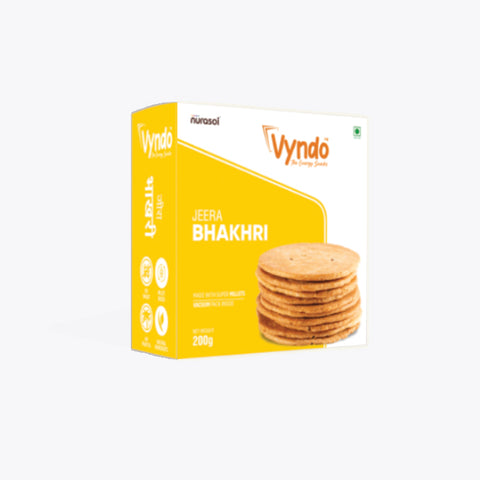 Vyndo | Jeera Bhakhri | Pack of 3 | 540gm