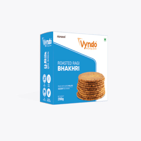 Vyndo | Roasted Ragi Bhakhri | Pack of 3 | 540gm